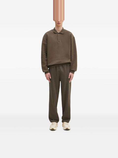 PANGAIA polo-collar sweatshirt
