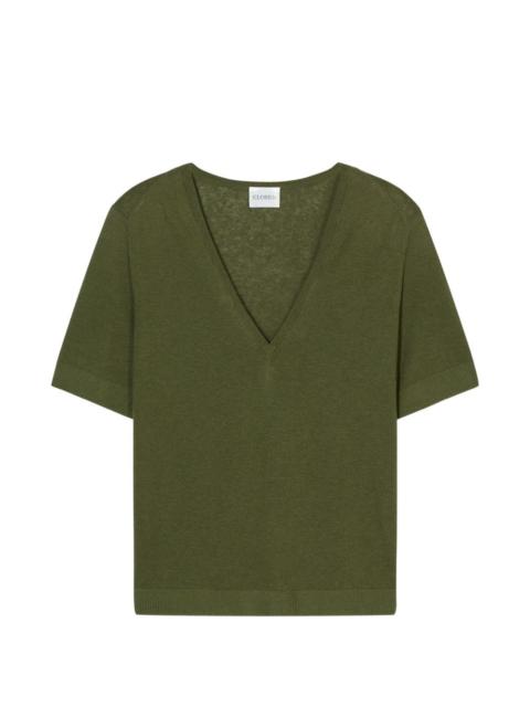 CLOSED V-neck short-sleeve sweater