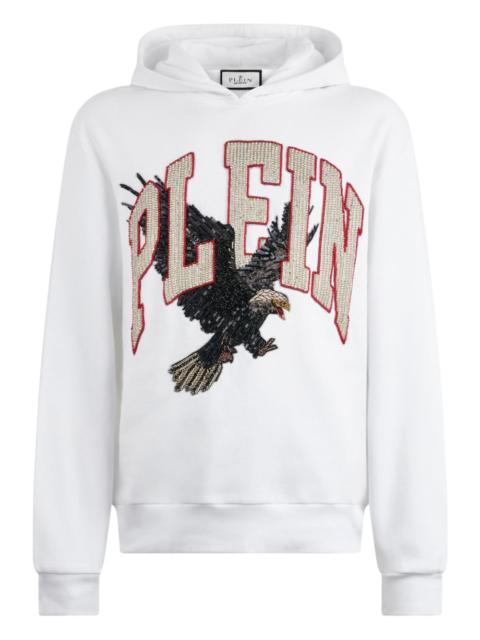 PHILIPP PLEIN eagle hooded sweatshirt