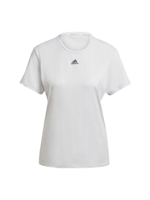 adidas (WMNS) adidas AEROREADY Training T-Shirt 'Grey' HD9542