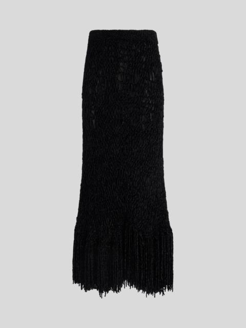 Etro FRINGED CROCHET SKIRT