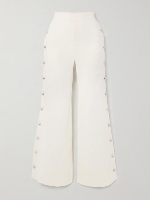 ALIX OF BOHEMIA Holland Linen Wide-leg Pants
