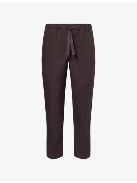 ORLEBAR BROWN Alex Tapered-Leg Linen Trousers