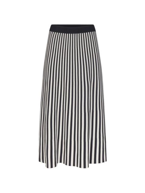 SIMONMILLER Clancy striped midi skirt
