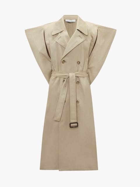 JW Anderson SLEEVELESS KITE TRENCH COAT