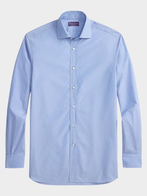 Ralph Lauren Men's Cotton Pinstripe Sport Shirt