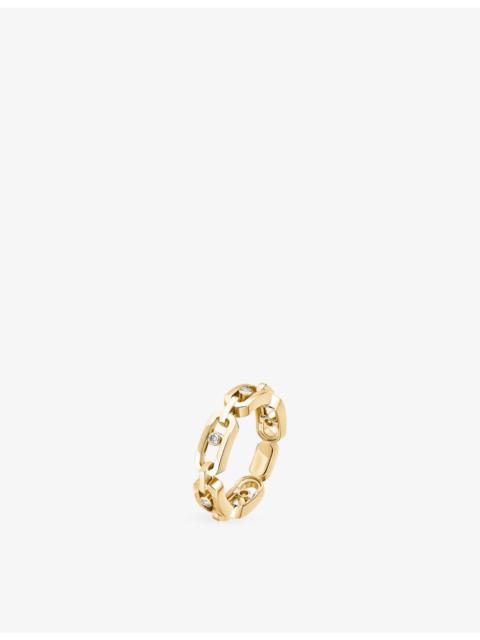 MESSIKA Move Link Multi 18ct gold and 0.09ct diamond ring