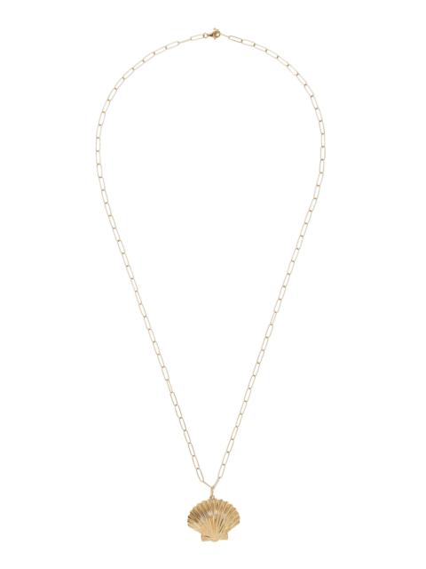 MATEO Large Venus 14K Yellow Gold Necklace gold