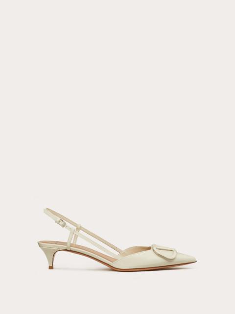 Valentino VLogo Signature Patent Leather Slingback Pump 40mm / 1.6 in.