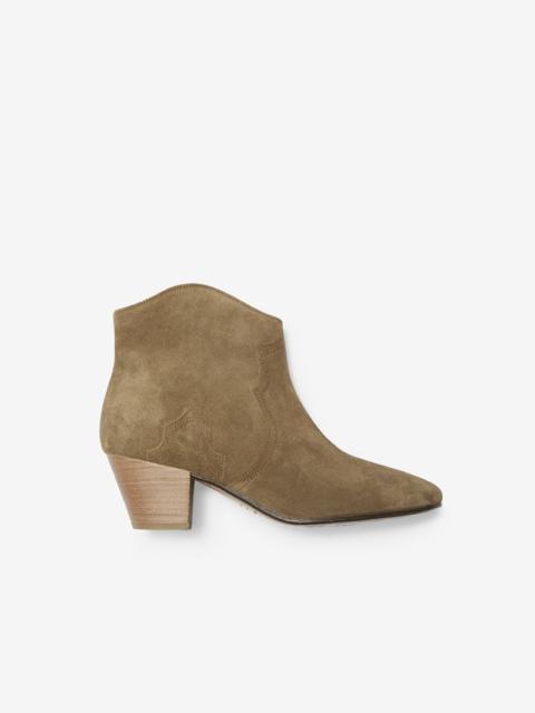 DICKER LEATHER ANKLE BOOTS