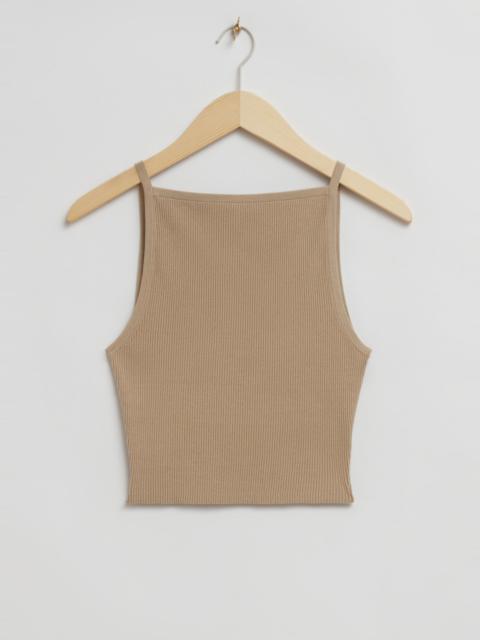 & Other Stories Ribbed Knit Tank Top