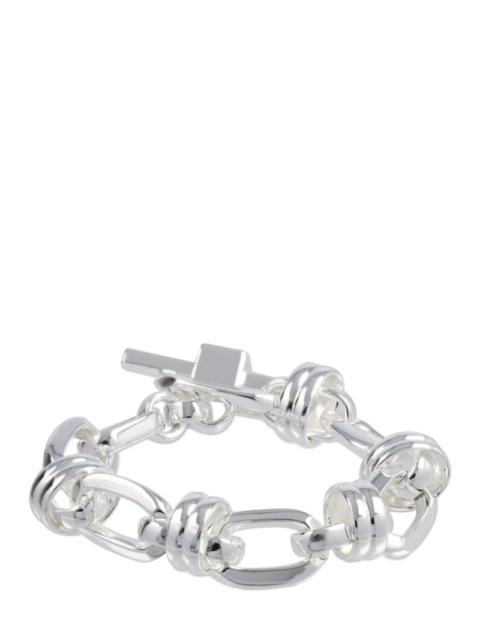 Deco link brass bracelet