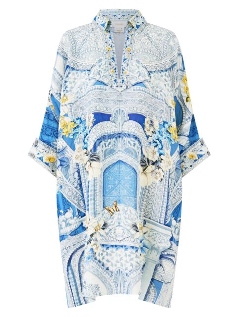 CAMILLA Women's De Nada Grendad Relaxed Collared Caftan - De Nada Granada