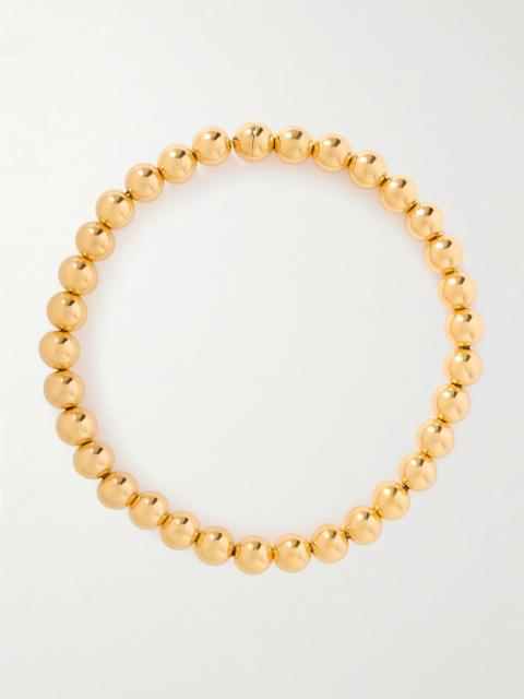 Jil Sander Sphere Gold-tone Necklace