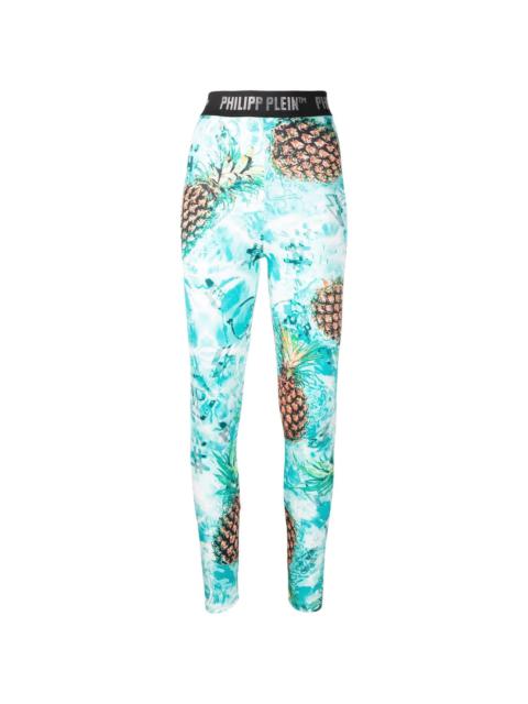 pineapple skied leggings