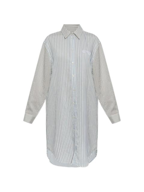 Diesel striped long-sleeve dress