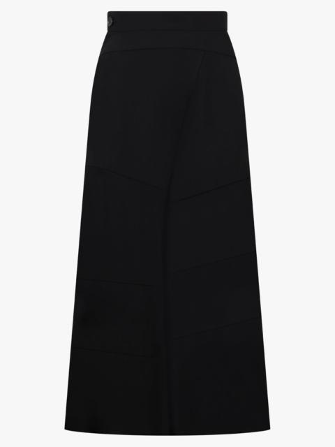 Junya Watanabe PANELLED WIDE LEG WOOL PANT | BLACK