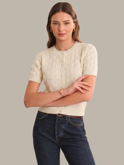 525 america Kara: Bobble Knit Cotton Cardigan