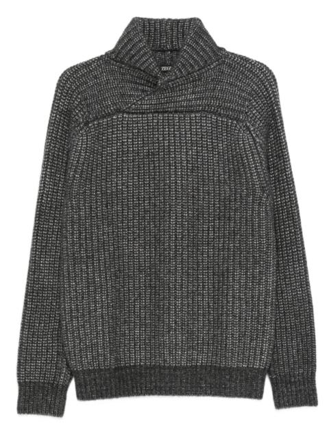 ZEGNA shawl-collar sweater