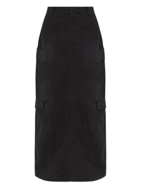 BALENCIAGA cargo pocket midi skirt