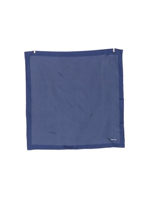 TOM FORD dot-print silk pocket scarf