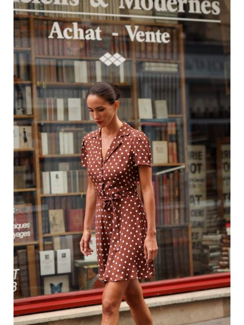 Gaâla Belle Polka-Dot Dress