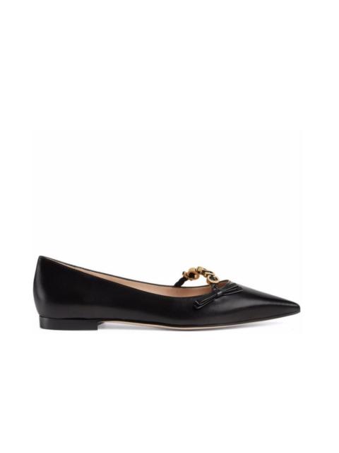 GUCCI Women's ballet flat with 'GUCCI'