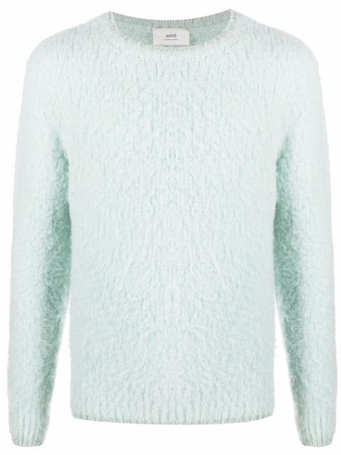 AMI Paris long-sleeved crew-neck jumper