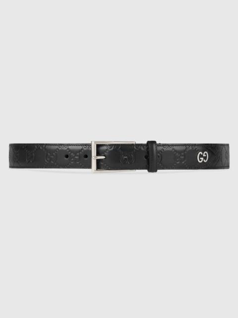 Gucci Signature belt with GG detail