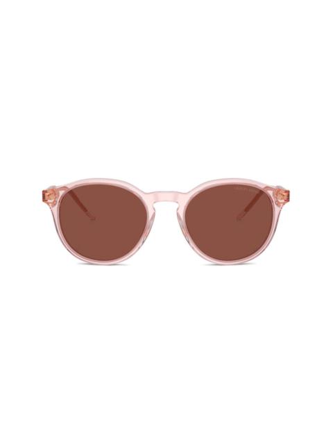 GIORGIO ARMANI round-frame sunglasses