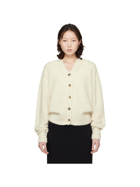 CORDERA Off-White Baby Alpaca Cardigan