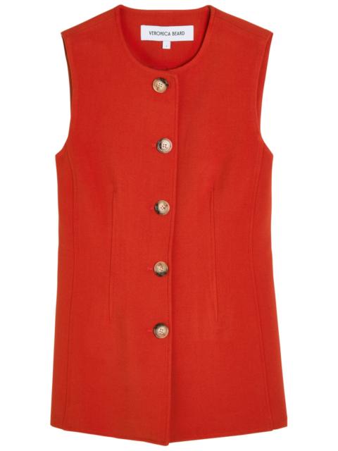 Veronica Beard Jessup Darted Tailored Vest