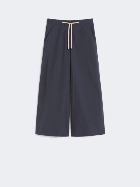 'S Max Mara Poplin drawstring trousers - ULTRAMARINE