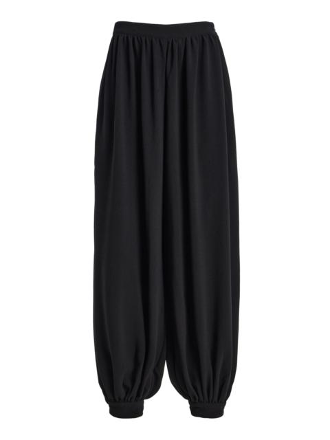 ROTATE Balloon Pleated Jersey Pants
