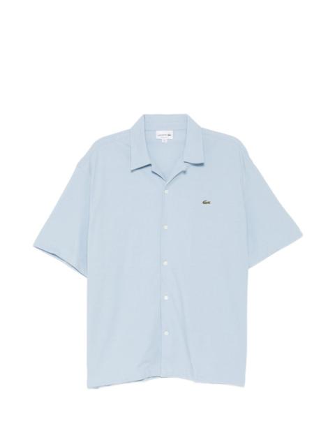 LACOSTE logo-embroidered shirt