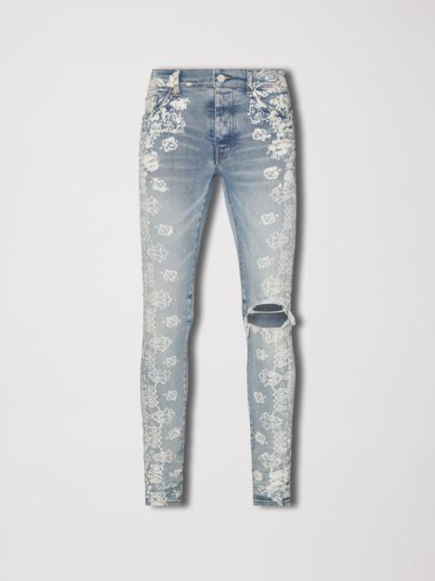 AMIRI BLEACH BANDANA JEAN