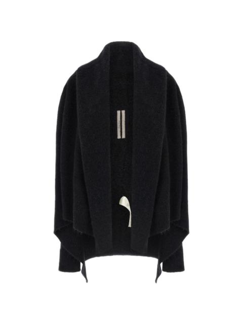 Rick Owens draped open-front cardigan
