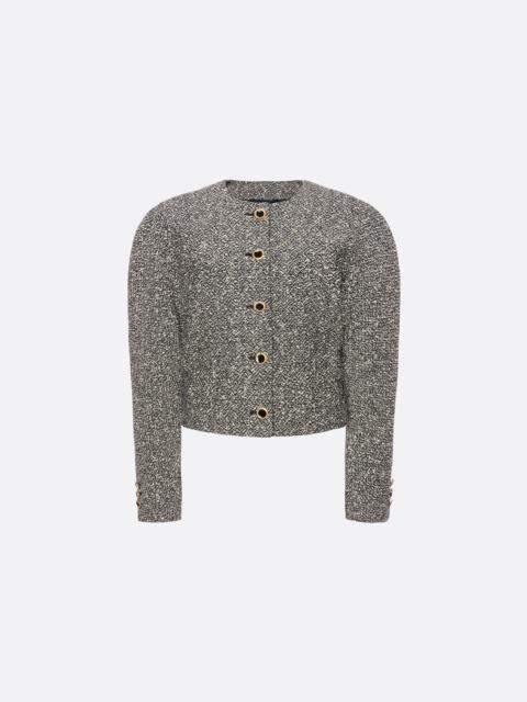 Alessandra Rich MELANGE SEQUIN TWEED JACKET