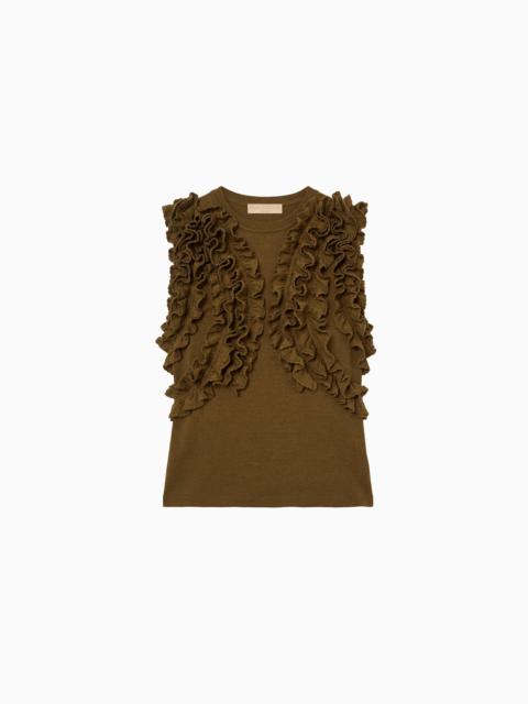 ULLA JOHNSON Vesna Sleeveless Jersey Top