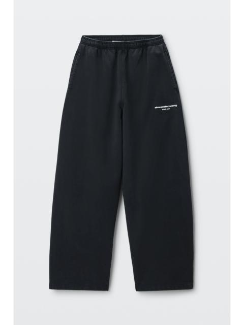 Alexander Wang logo print mid-rise relaxed sweatpant