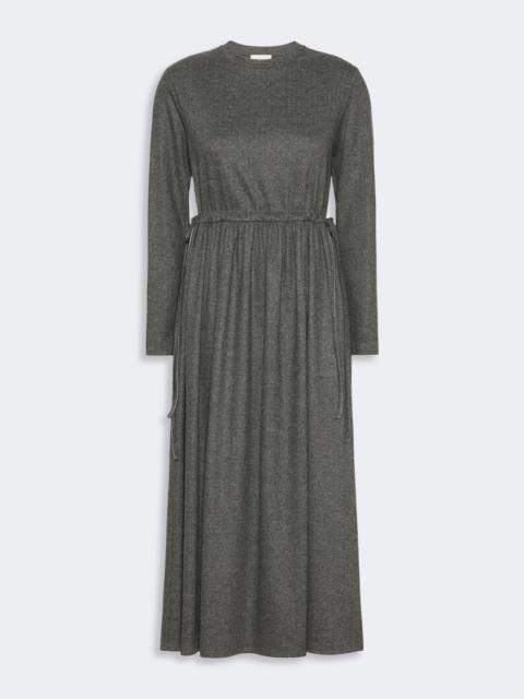 WEEKEND Max Mara VETTURA Jacquard jersey long dress - MEDIUM GREY