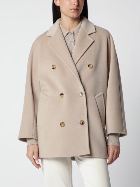 Max Mara Short 101801 Icon Coat in light beige