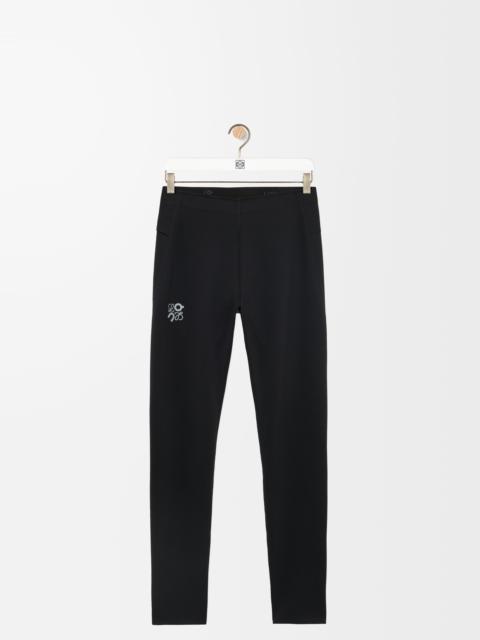 Active tights in technical jersey