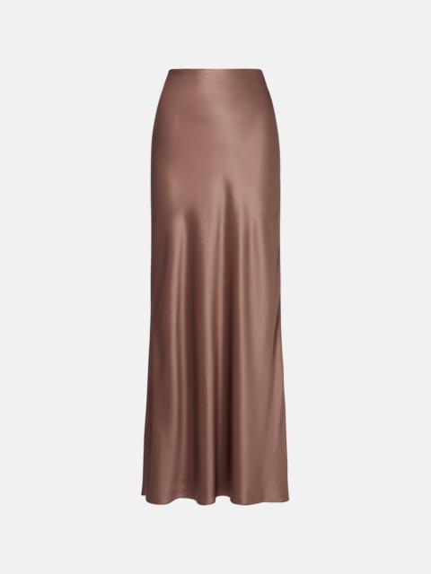 THE SEI Silk satin maxi skirt