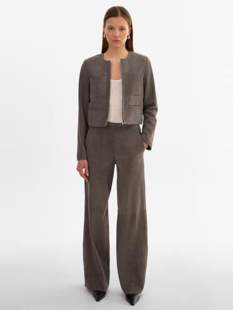 LAMARQUE ELISE | Wide-Leg Suede Pants