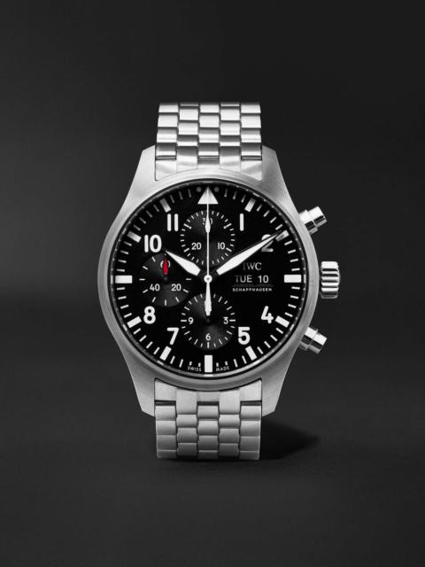 IWC Schaffhausen Pilot's Automatic Chronograph 43mm Stainless Steel Watch, Ref. No. IW377710