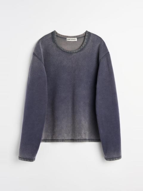 Our Legacy Double Lock U Neck Grape Alloy Star Fleece