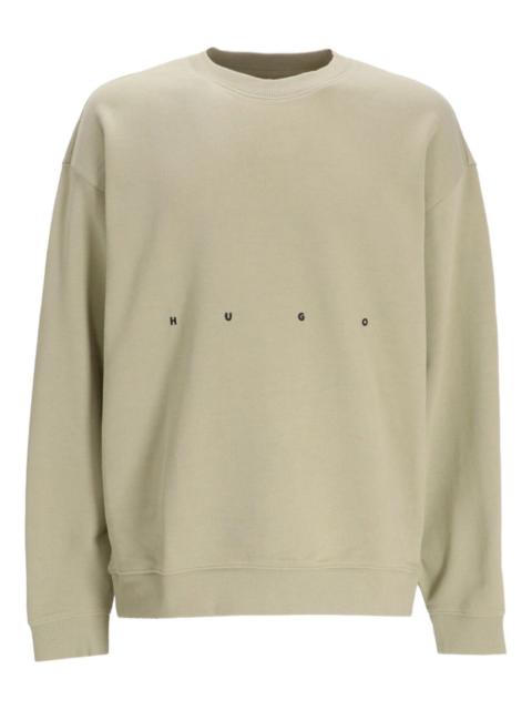 HUGO logo-embroidered sweatshirt