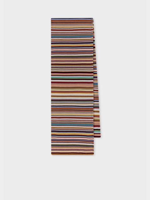 Merino Wool 'Signature Stripe' Scarf