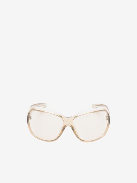 GUCCI oversized rectangle-frame sunglasses